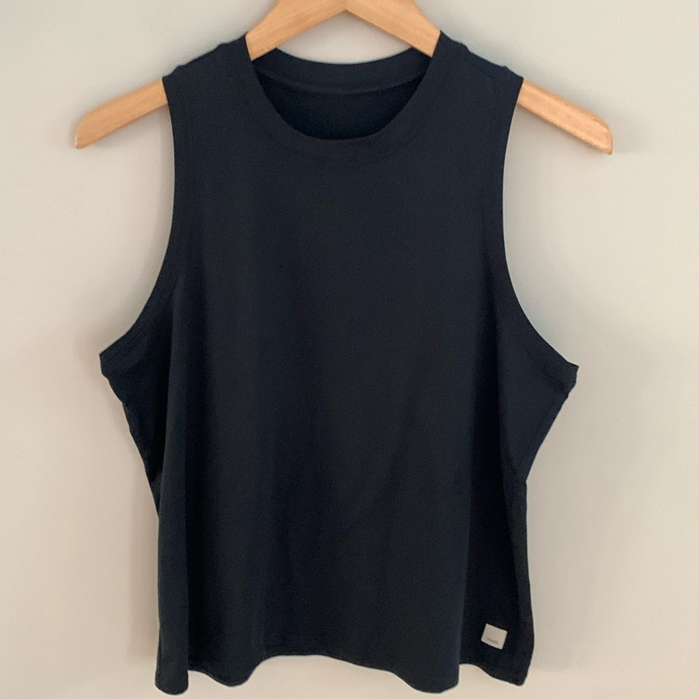 Vuori Energy Top Long Performance Tank Top Black